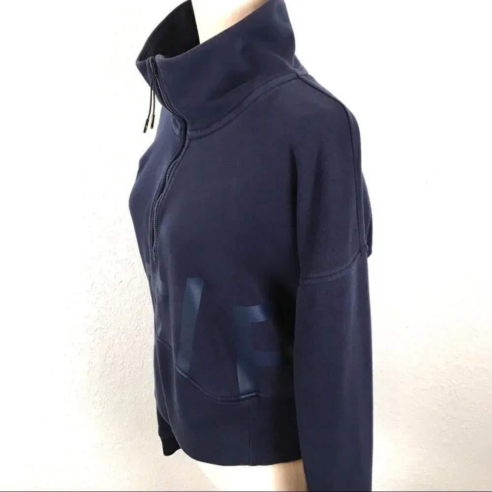 ‎Nike womens track & field funnel neck sweatshirt S